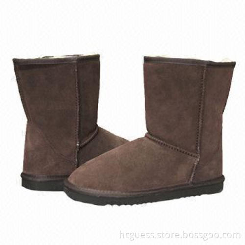 Women's Fashionable Snow Boots with Light Sheepskin Insole